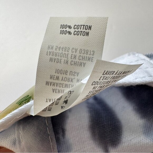 NWT Aerie Baseball Hat Cap Tie Dye Blue White 100% Cotton OS - Picture 3 of 13